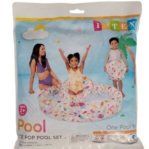 Intex Ice Pop Pool Set – Kiddie Pool + Accessories  Item #59460EP– New in Packag